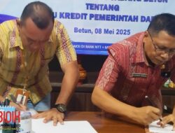 Pemda Malaka dan Bank NTT Cabang Betun Teken Perjanjian Kerja Sama Penggunaan Kartu Kredit Daerah